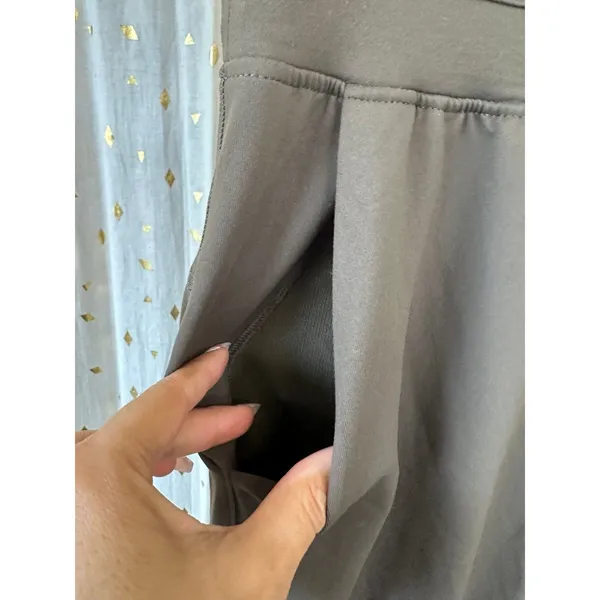 Zyia Active Olive Snag Resistant Lightweight Elastic Drawstring Trial Joggers L - Image 3