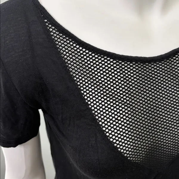 Alo Yoga Mesh Shadow Tee black - Image 4