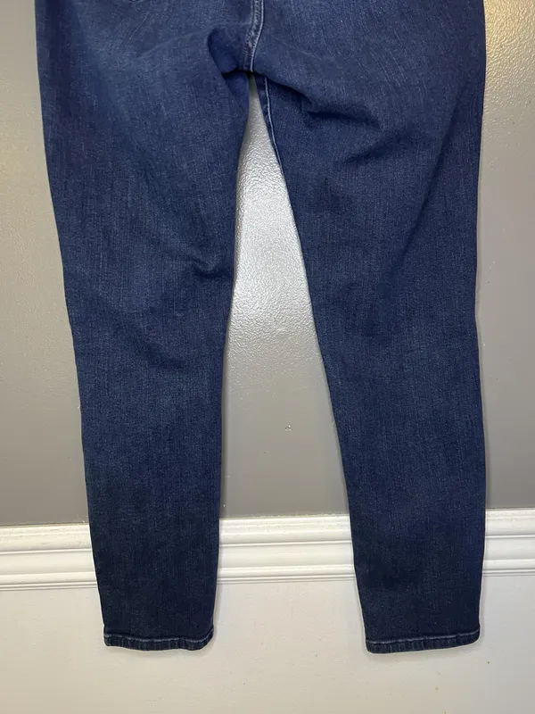 Good American Good Legs Crop Jeans Womens 30 Dark Wash High Rise Denim - Image 6