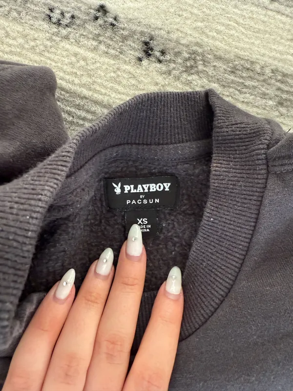 Playboy PacSun Cropped Sweatshirt - Image 2