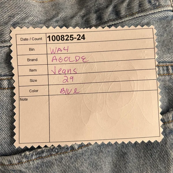 Agolde Cherie Straight Leg‎ Jeans Blue 29 - Image 12