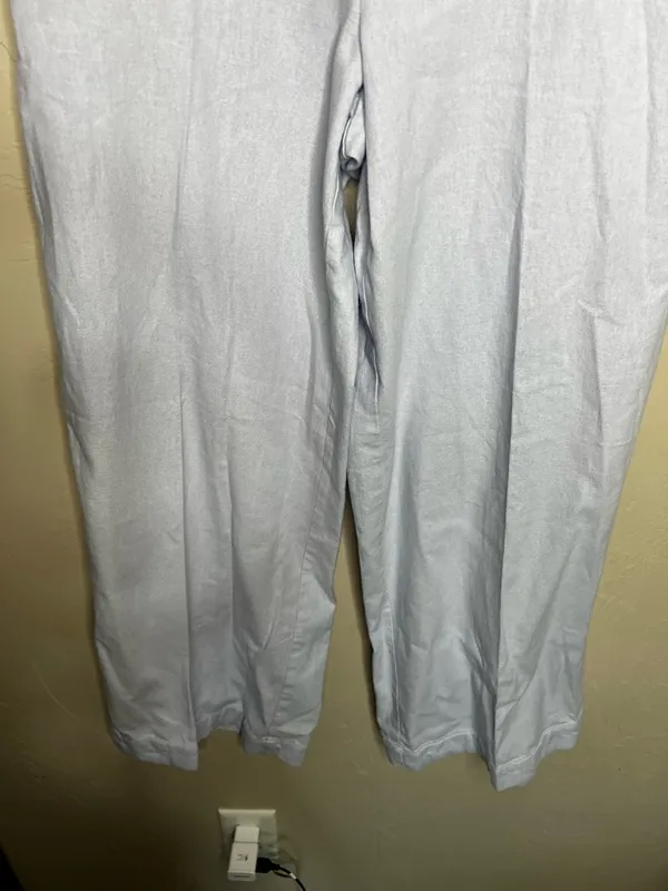 House of Harlow 1960 Linen‎ Blend Wide Leg Crop Pants - Image 4