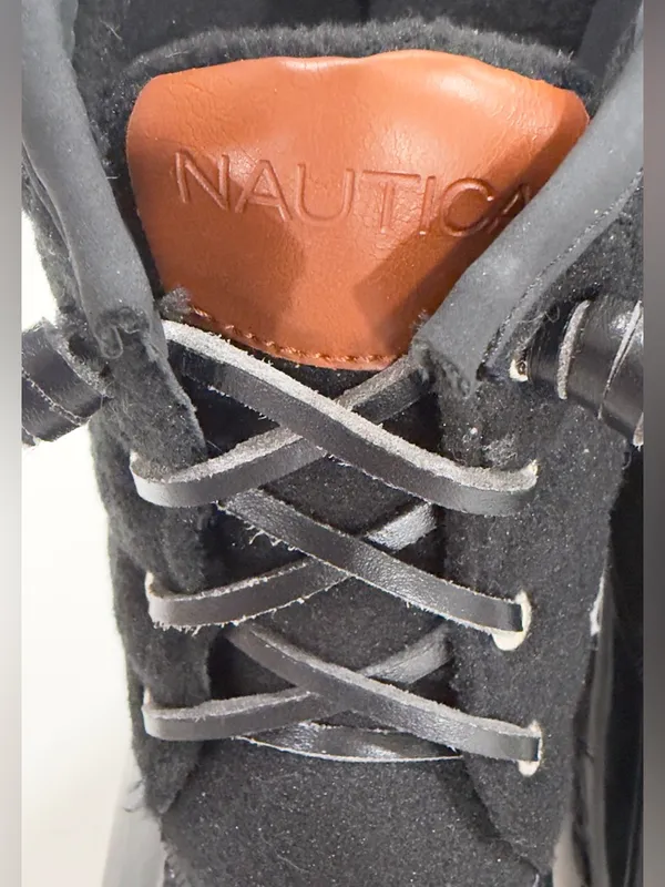 Nautica Black Quilted Short Rain Boots - Image 6