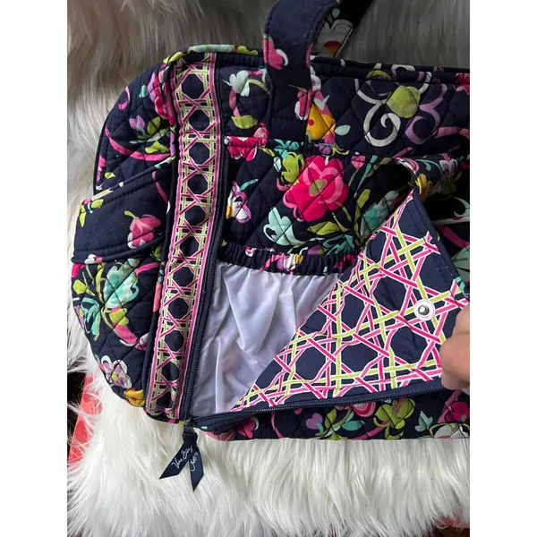 Vera Bradley Signature Floral Quilted Tote Bag - Image 5