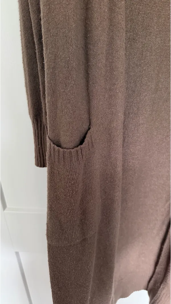 Long Brown Cardigan - Image 5