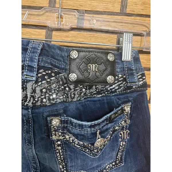 Miss Me Mid Rise‎ Bootcut Jeans Size 26 - Image 5