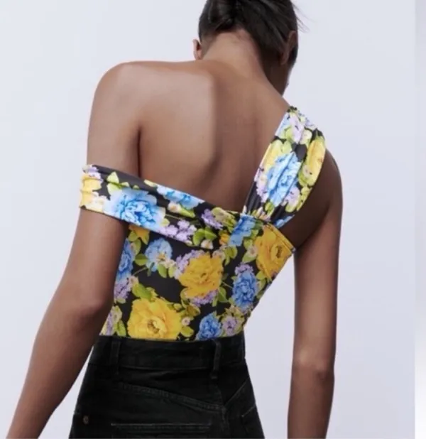 ZARA Floral Bodysuit - Image 3
