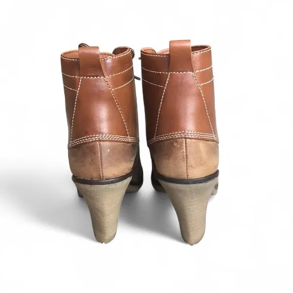 Johnston & Murphy Women's Two-Tone Brown Lace-Up Ankle Boots Size 6.5 M - Image 5