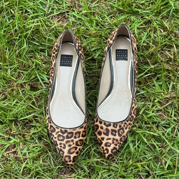 White House | Black Market Leopard Print Women's Flats Size 6M - Image 9