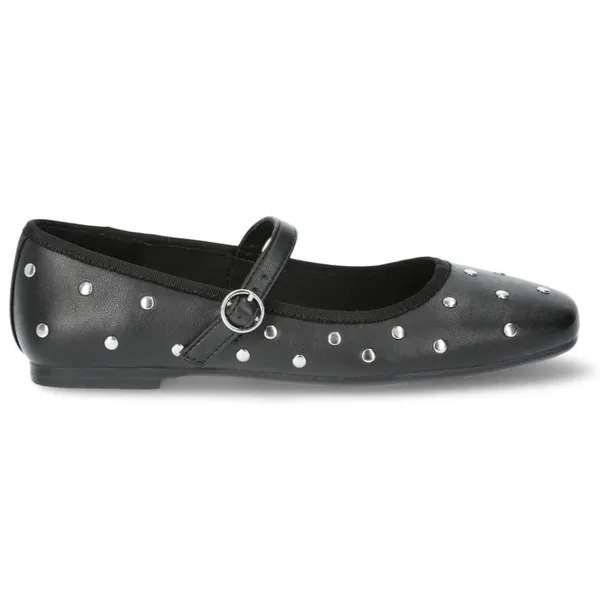 Scoop Womens Mary Jane Flats Size 8 Black Studded Memory Foam Ballet Shoes - Image 9
