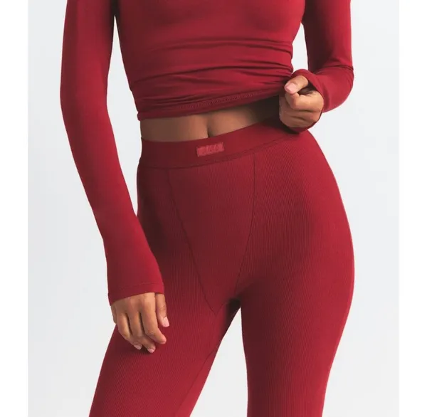 SKIMS Soft Lounge Ribbed Leggings S - Image 2