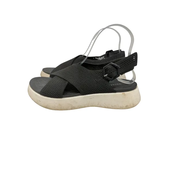 VIVAIA AdaptAll‎ Black Knit Slingback Sport Comfort Sandals 38.5 US 7.5 - Image 11