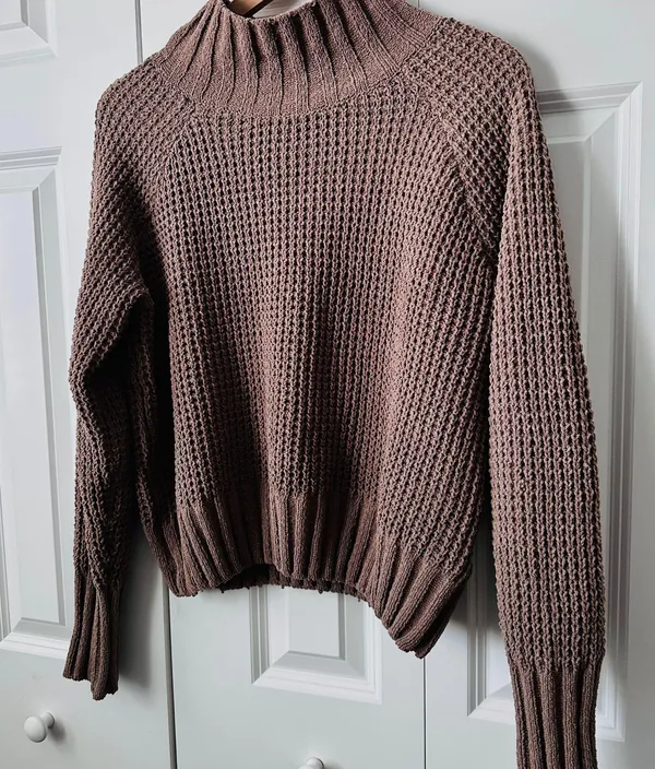Hippie Rose Turtleneck Sweater - Image 2