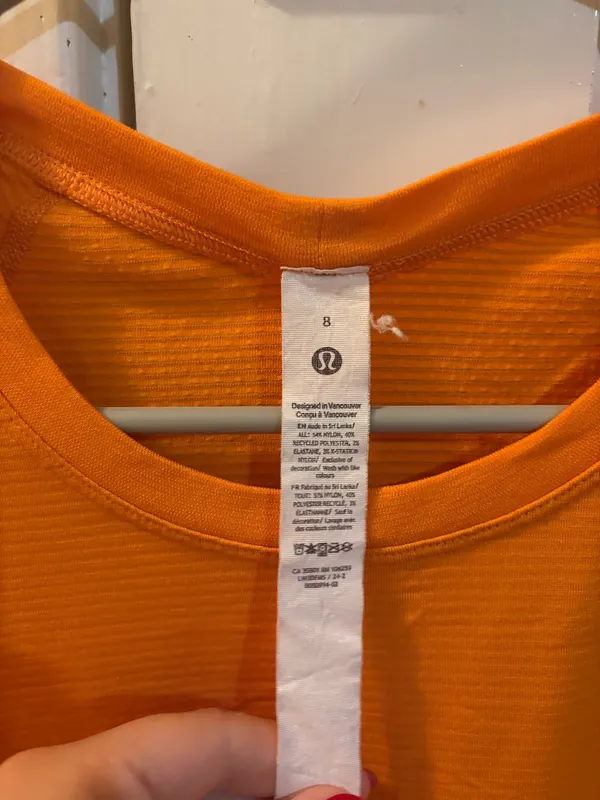 Lululemon Swiftly Short Sleeve in Orange - Image 2
