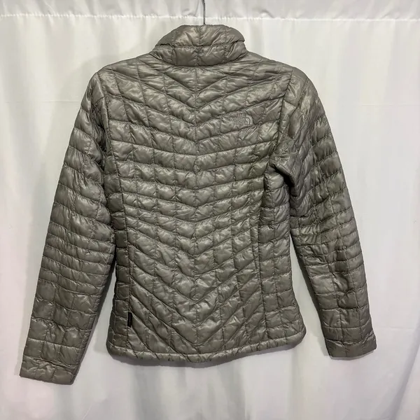 The North Face Womens ThermoBall Trekker Jacket Mid-Grey XS Full Zip Pakable - Image 7