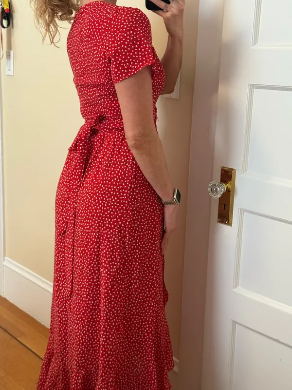 Ava Wrap Dress Midi - Image 4