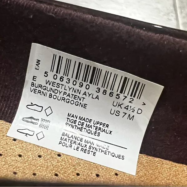 Clarks Westlynn Ayla Round-Toe Penny Loafers in Burgundy, Size 7, NEW - Image 10