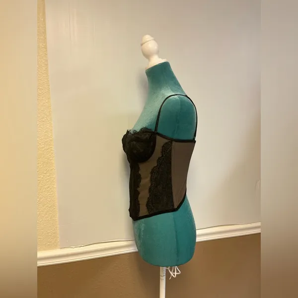Urban Outfitters Out From Under Modern Love Corset‎ – Black, Size L, EUC - Image 6