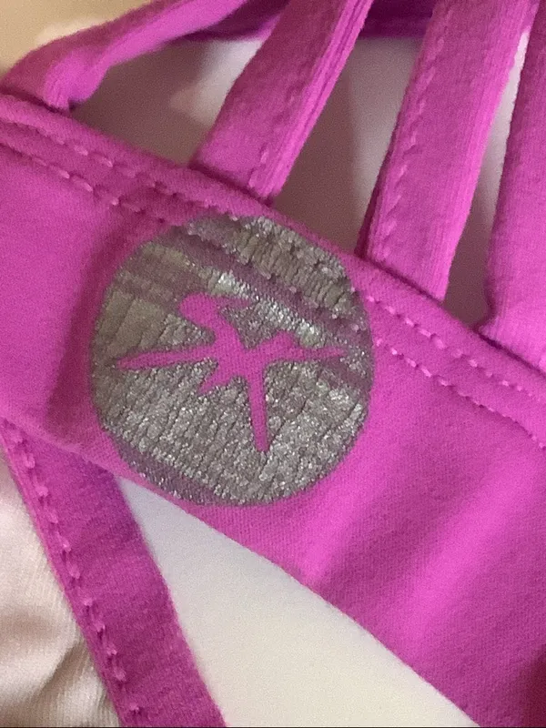 SporttK Size S Multi Color Activewear Top, Made in Colombia. Preloved - Image 6