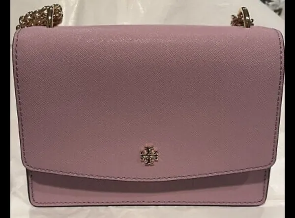 Tory Burch Emerson mini Bag Dusty Violet Leather - Image 2