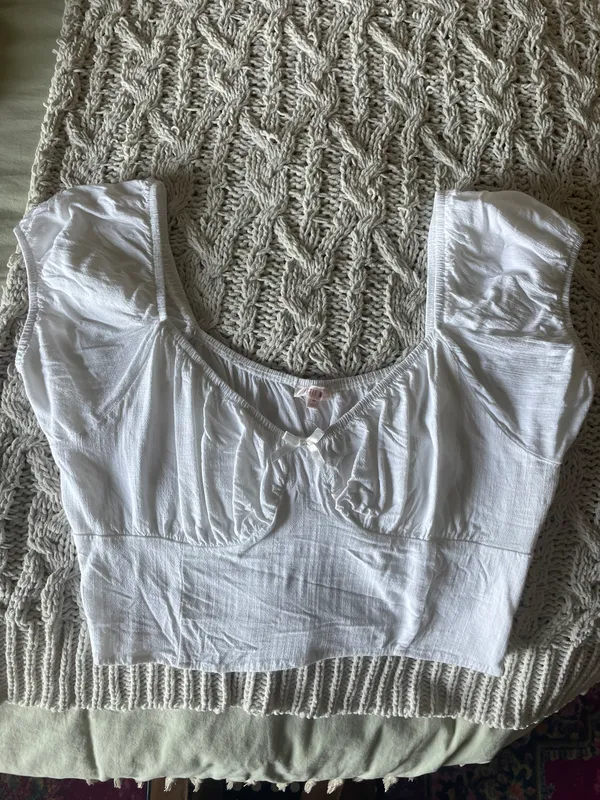 Lottie Moss White Shirt - Image 3