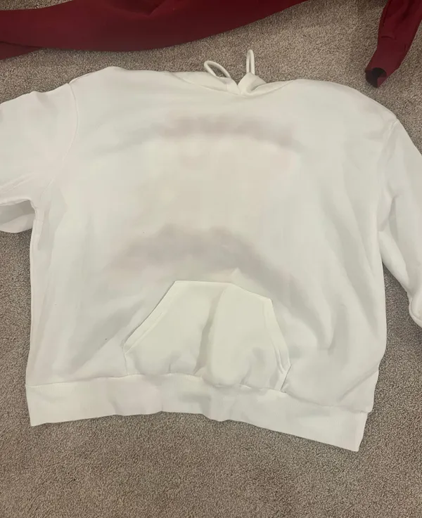 Love You Every Minute Hoodie White Size XL - Image 2