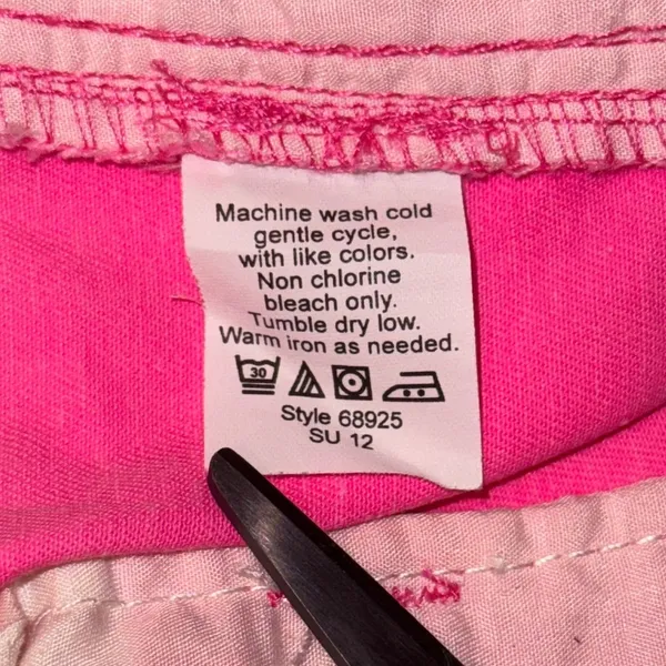 J. Crew Neon Pink Chino Bermuda Shorts Size 4 Broken In Tailored Fit - Image 7