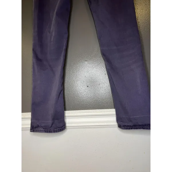 Levis Mid Rise Skinny Jeans Womens 29 Purple Medium Wash Stretch Denim - Image 7