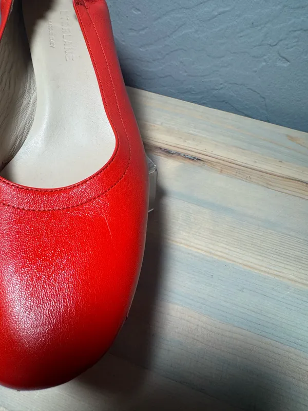 Everlane The Day Heel Italian Leather Red size 6 - Image 2