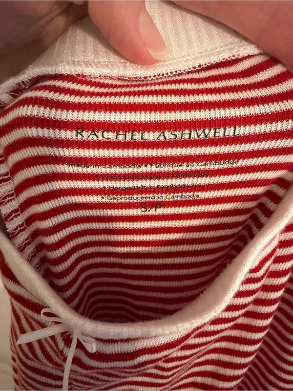 Rachel Ashwell Red White Striped Pajama Set‎ Women’s S/P Cozy Loungewear - Image 5