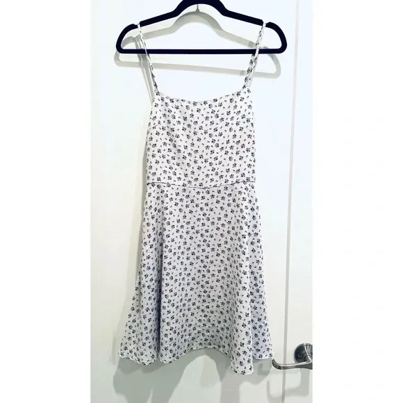 Lulu's Sunny Hillside Ivory Floral Print Skater Dress - Image 5