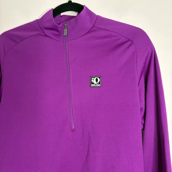 Pearl Izumi Womens Purple Long Sleeve 1/4 Zip Technical Wear Cycling‎ Top M - Image 2