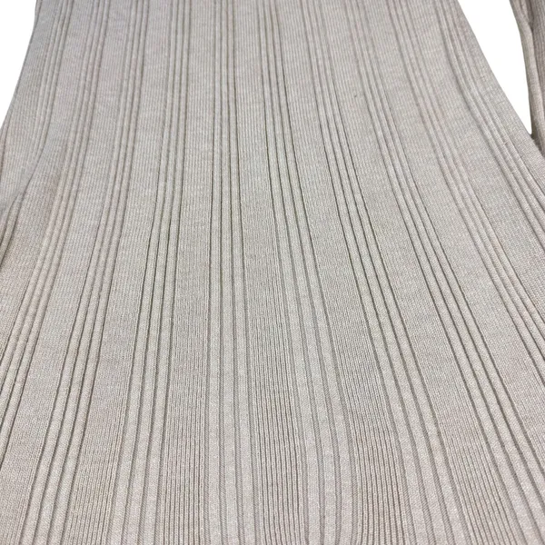 Olive & Oak Tan Rayon Ribbed Knit Long Sleeve Light Above Knee Sweater Dress M‎ - Image 3