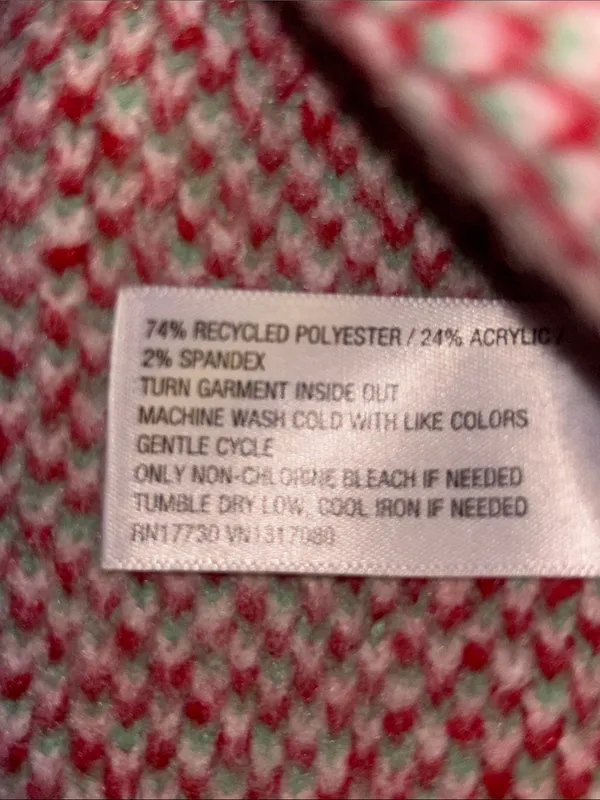 A New Day…Soft White And Pink Knit Pull Over Sweater With Red Cherry Graphic Nwt - Image 7
