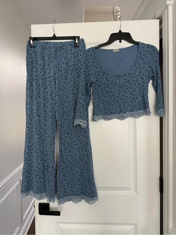 Free People Stolen Dance Floral Print Sleep Set - Image 2