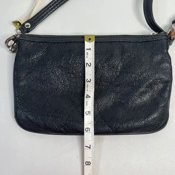 Marc By Marc Jacobs Black Pebbled Leather Adjustable Crossbody Messenger Bag - Image 16