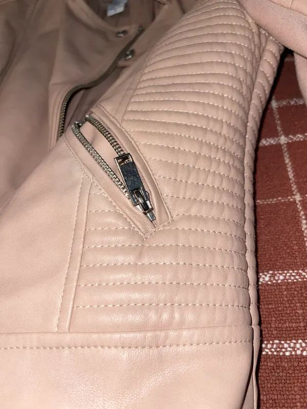 Faux leather jacket - Image 3