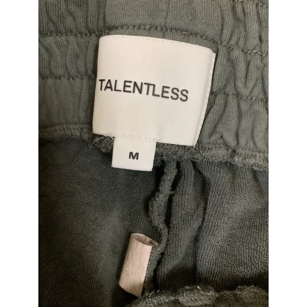 Talentless Gray Wide Leg Sweatpants M Lounge Streetwear Casual - Image 4