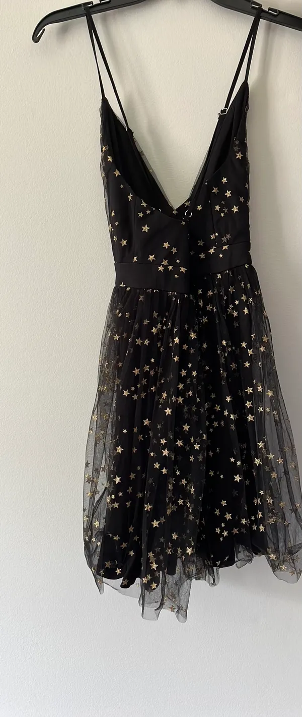Lulus Black Mini Dress - Image 3