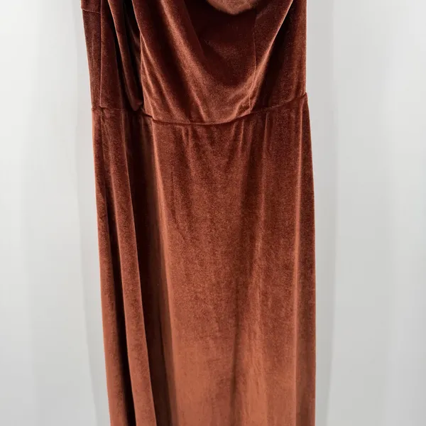 Baltic Born Dress Women’s Size Medium *Altered Tatiana Velvet One Shoulder Maxi - Image 12