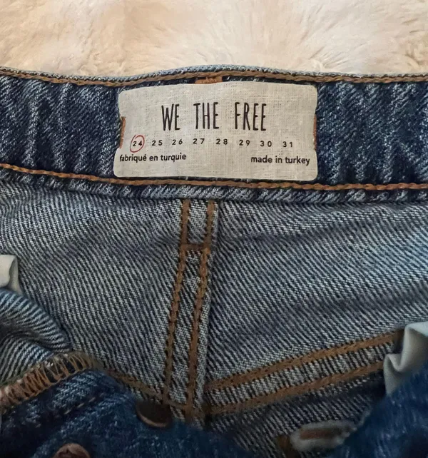 Denim A-line Mini Skirt - Image 5