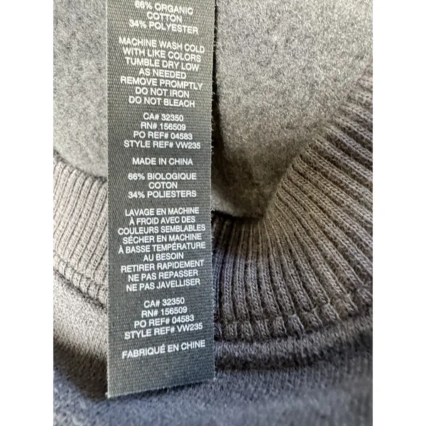 Vuori Restore Cropped Crew Sweatshirt Blue Women's Size Large - Image 12