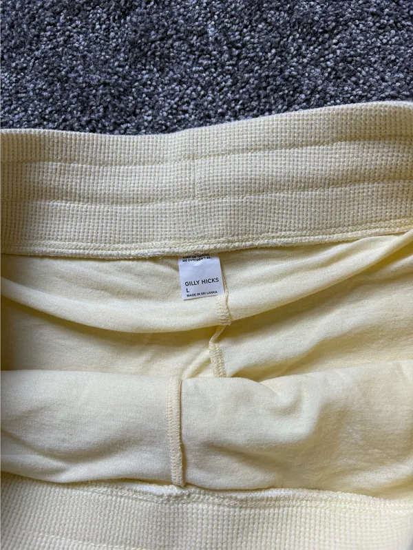 Hollister Gilly Hicks Yellow Waffle Knit Skort - Image 2