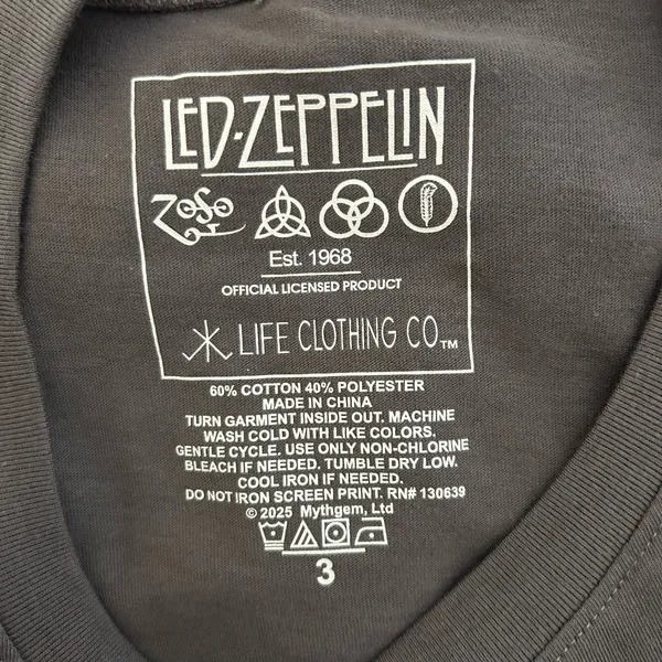 Torrid Led Zeppelin Oversized Fit Crew Cotton Tee - Image 3