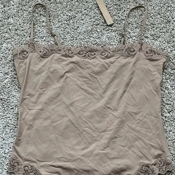 Lace Fits Everybody Bodysuit in the color sand. NWT - Image 2