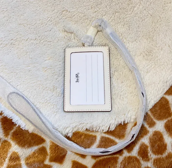 Id Lanyard In Signature Canvas With Strawberry Print coach 93727 - Image 2