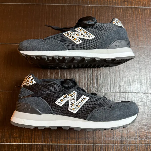 New Balance 515 v3 Sneakers Women 6 Black Leopard WL515AH3 Animal Print Shoes - Image 10