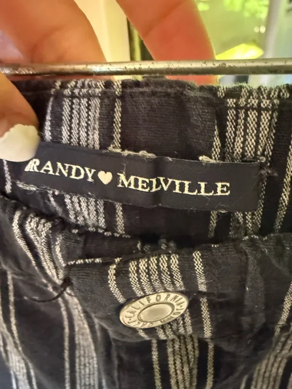 Brandy Melville John Galt Tilden Striped Pants - Image 3