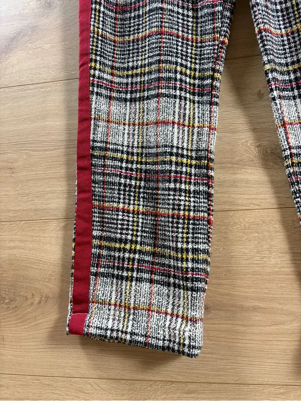 Free People Retro Plaid Pants Size 0 - Image 3