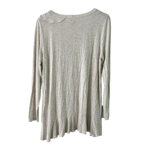 Aerie Women's Long Sleeve Ruffle Front‎ Tunic Top - Size Large - Image 7